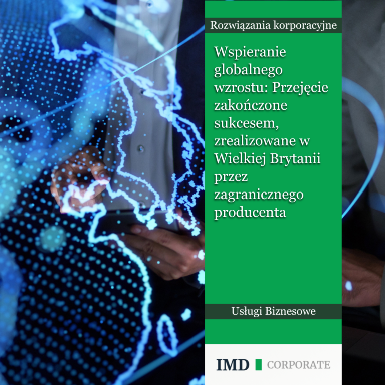 przejęcie zagranicznego producenta w Wielkiej Brytanii